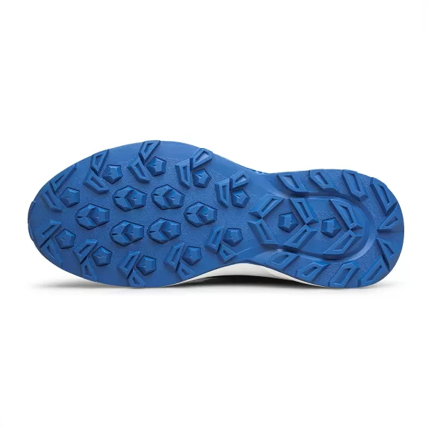 Mens Casual Breathable Sneakers with Genuine Leather and Thick SlipResistant Outsole Y1303123 SpringBlue