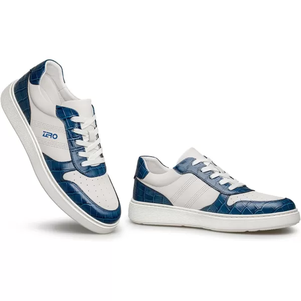 Mens Fashion Sneakers Casual Simple Leather Shoes for Men SF1810 24 SpringBlue