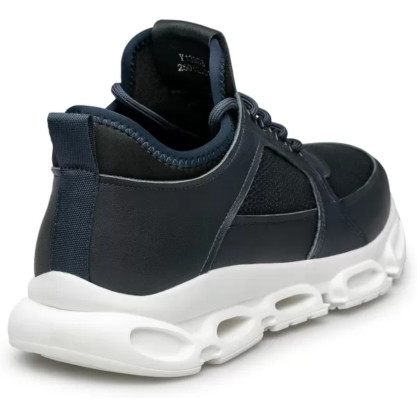 Mens Fashion Sneakers Soft Sole Leather Casual Shoes for Men Y1333323 SummerBlack