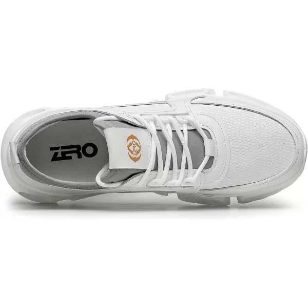 Mens Fashion Sneakers Soft Sole Leather Casual Shoes for Men Y1333323 SummerWhite