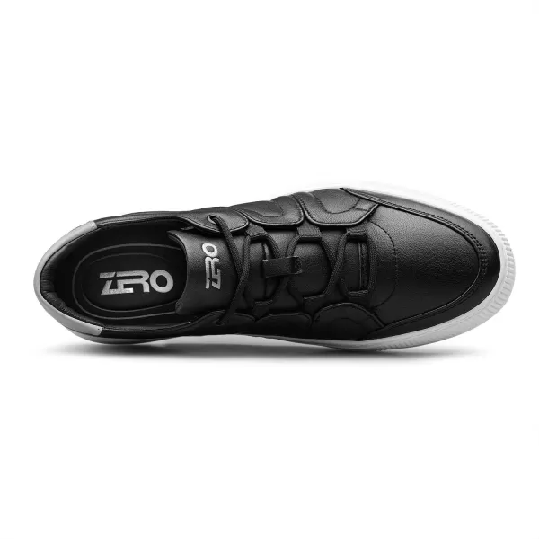 Mens Sneakers AntiFatigue Simple Thick Sole Leather S1223662 AutumnBlack