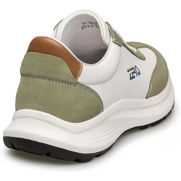 Mens Sneakers Comfort Genuine Leather Shoes for Men YF1882 24 SpringGreen