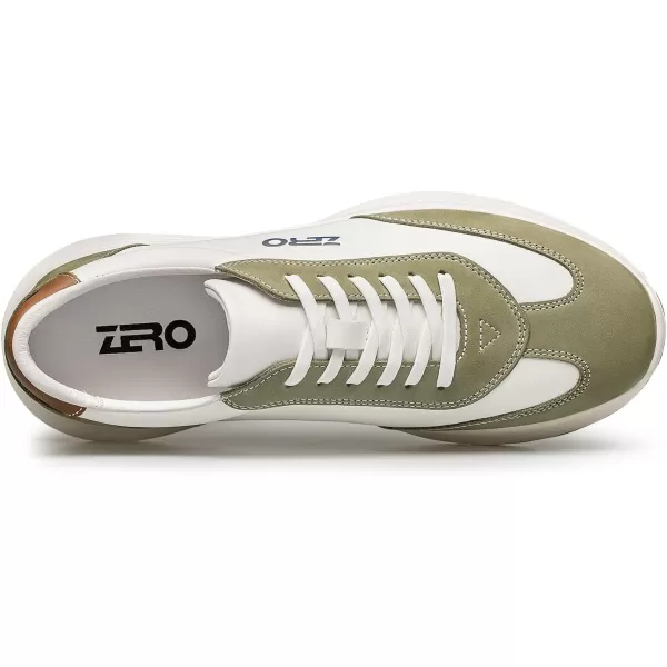 Mens Sneakers Comfort Genuine Leather Shoes for Men YF1882 24 SpringGreen