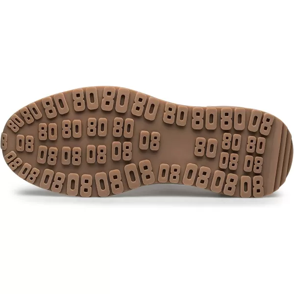 Mens sneakers Breathable suede Thick sole Impact resistant athletic shoes Y1127 22 AutumnBrown
