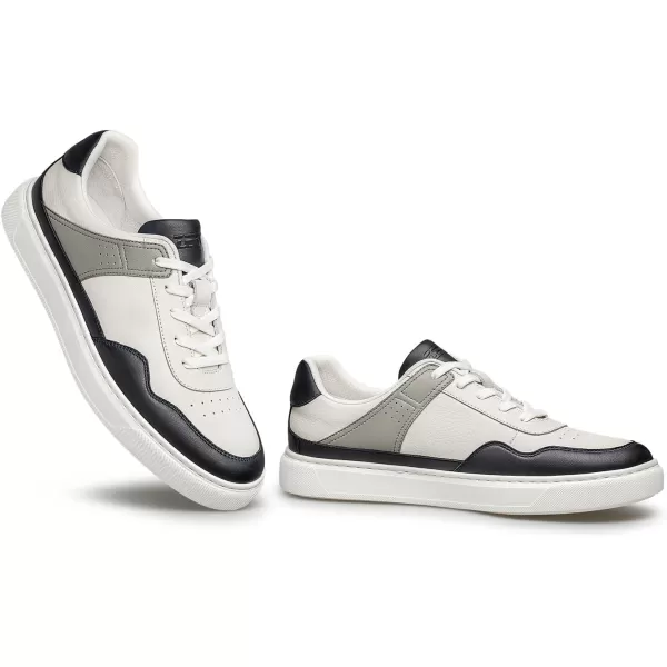 Mens sneakers Thick sole Genuine leather Athletic shoes for men SF1798 24 SpringBlue