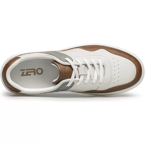 Mens sneakers Thick sole Genuine leather Athletic shoes for men SF1798 24 SpringBrown