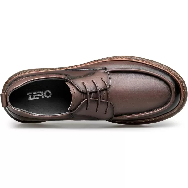 ZRO Leather Style Sneakers Cowhide Fashionable FatigueResistant School Shoes D1223576AutumnBrown