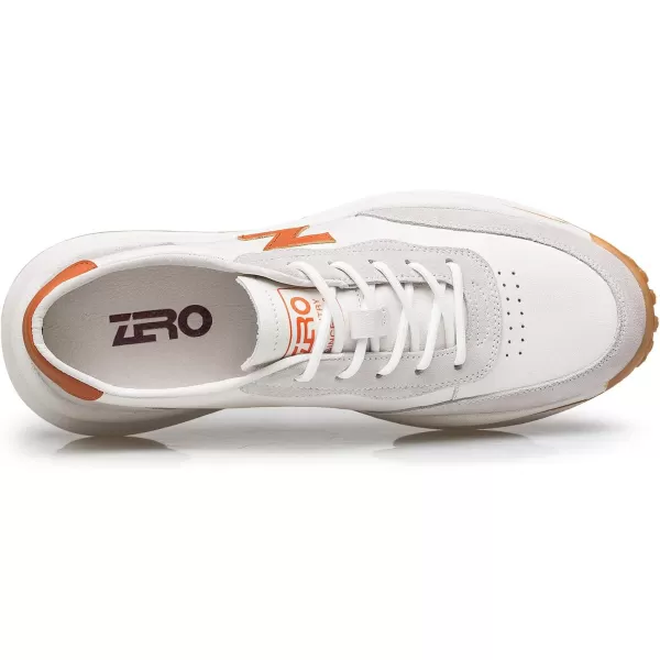 ZRO Mens Non Slip Suede Fashion SneakersOrange