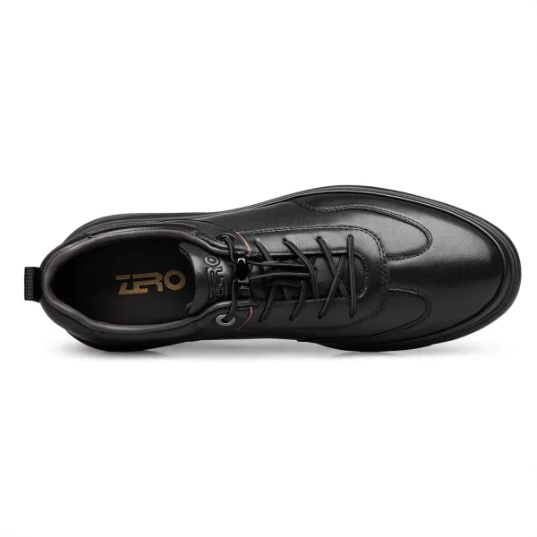 ZRO Mens Slip on Sneakers Walking Comfort Leather Shoes for Men RF1952 24 SpringBlack