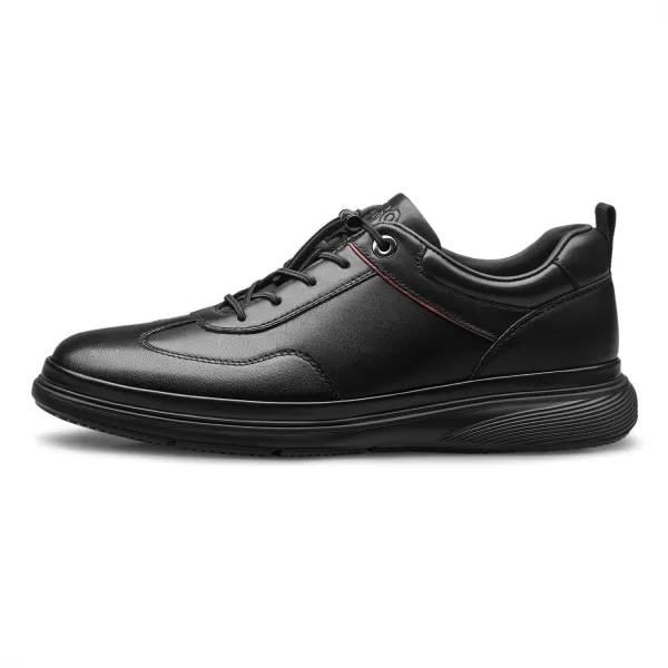 ZRO Mens Slip on Sneakers Walking Comfort Leather Shoes for Men RF1952 24 SpringBlack