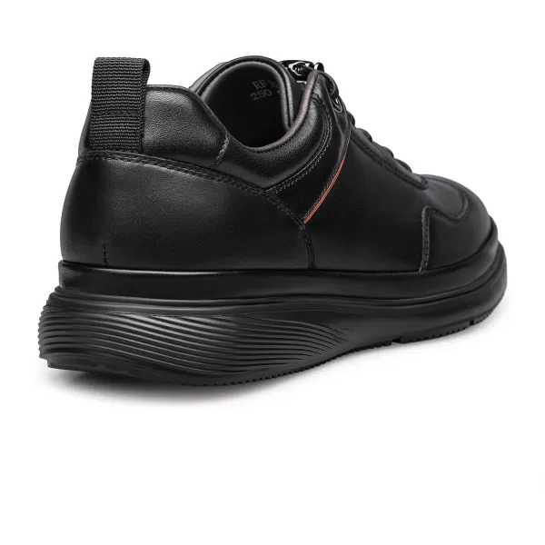 ZRO Mens Slip on Sneakers Walking Comfort Leather Shoes for Men RF1952 24 SpringBlack