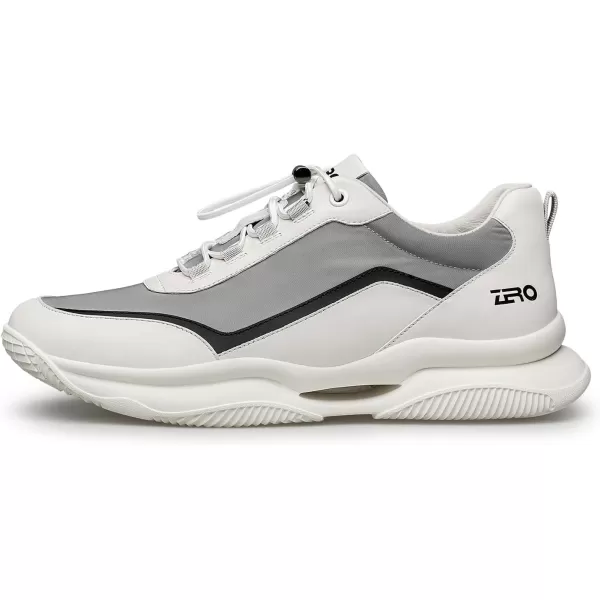 ZRO Mens Sneakers  Easy wear Lightweight Leather Shoes for Men XYF1858 24 SpringWhite