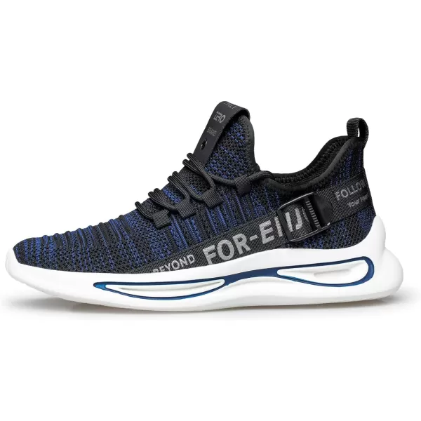 ZRO Mens Y197 Walking Comfortable Mesh Fashion SneakersBlue