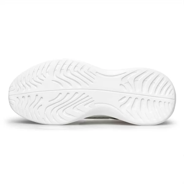 ZRO Mens Y197 Walking Comfortable Mesh Fashion SneakersWhite