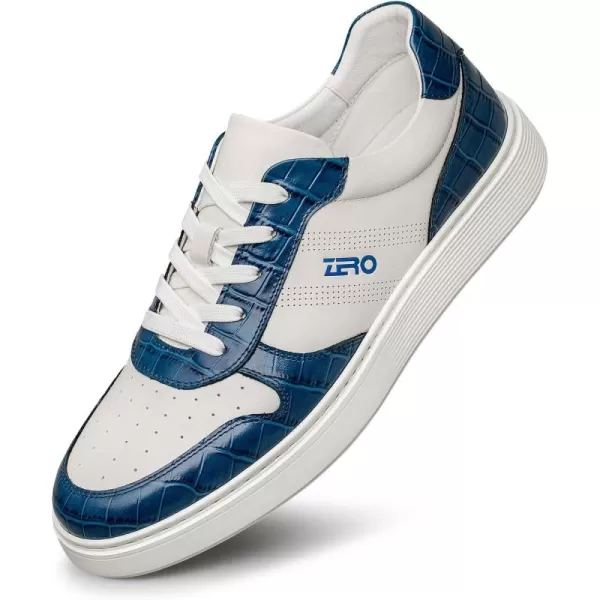 Mens Fashion Sneakers Casual Simple Leather Shoes for Men SF1810 24 SpringBlue