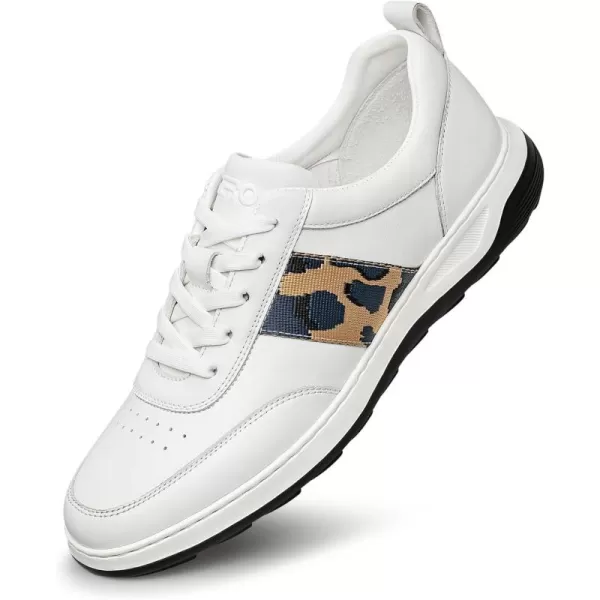 Mens Sneakers Simple Wide Flat Casual Shoes for Men SF1797 24 SpringWhite