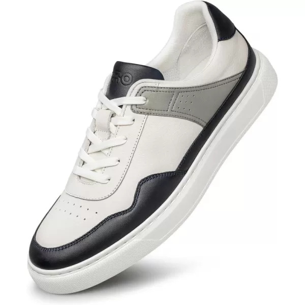 Mens sneakers Thick sole Genuine leather Athletic shoes for men SF1798 24 SpringBlue