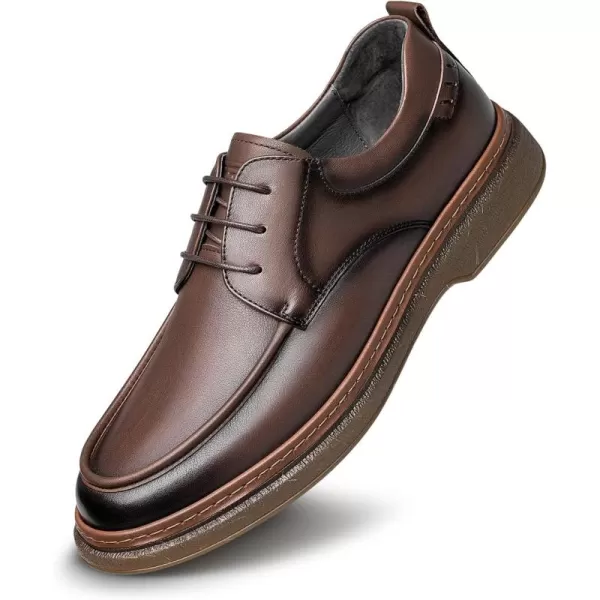ZRO Leather Style Sneakers Cowhide Fashionable FatigueResistant School Shoes D1223576AutumnBrown
