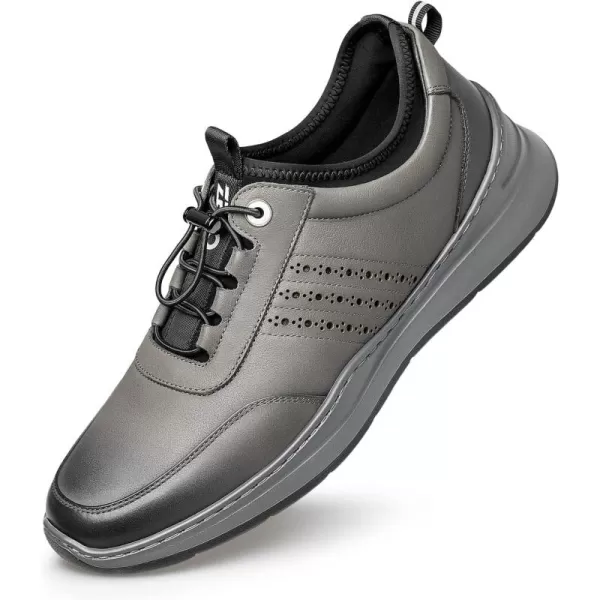 ZRO Mens Moc Toe Casual SneakersGrey