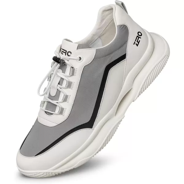 ZRO Mens Sneakers  Easy wear Lightweight Leather Shoes for Men XYF1858 24 SpringWhite