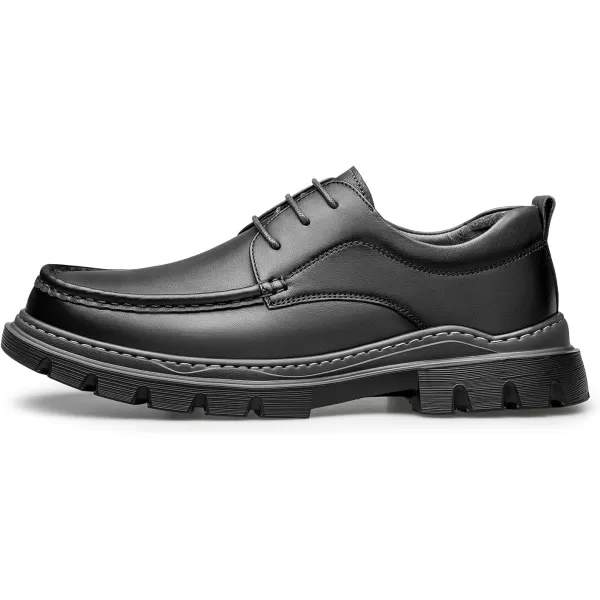 Leather Shoes Style Sneakers Lightweight Genuine Leather Fashionable Thick Sole D1223575AutumnGrey