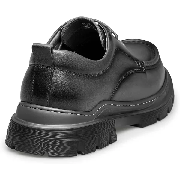 Leather Shoes Style Sneakers Lightweight Genuine Leather Fashionable Thick Sole D1223575AutumnGrey