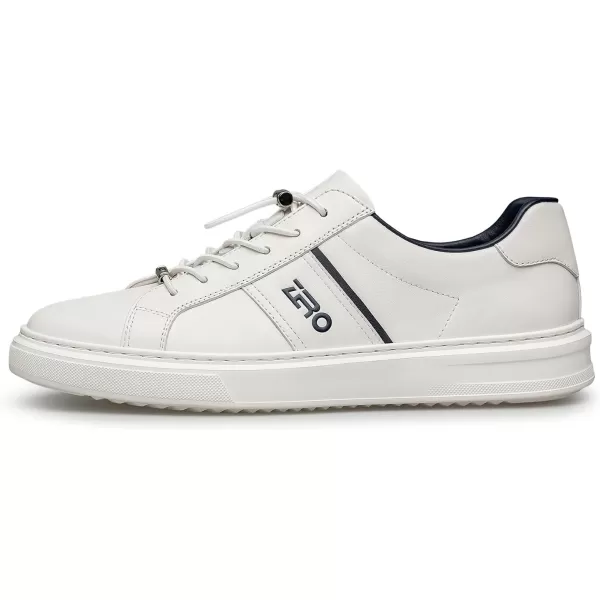 Mens Sneakers  Simple laceup Leather Shoes for Men SF1819 24 SpringBlue