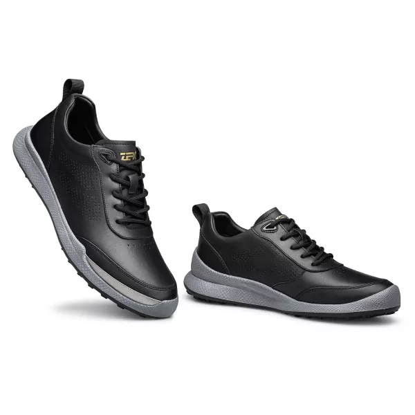 ZRO Mens Fashion Sneakers Thick Bottom Working Shoes for Men R1306223 Spring Black 6