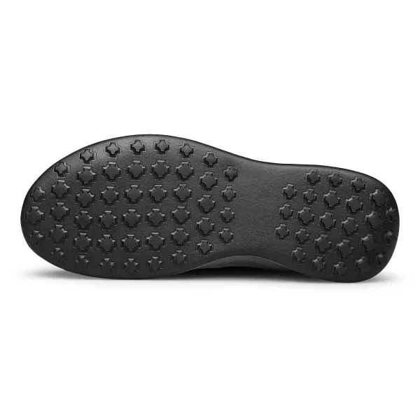 ZRO Mens Fashion Sneakers Thick Bottom Working Shoes for Men R1306223 Spring Black 6