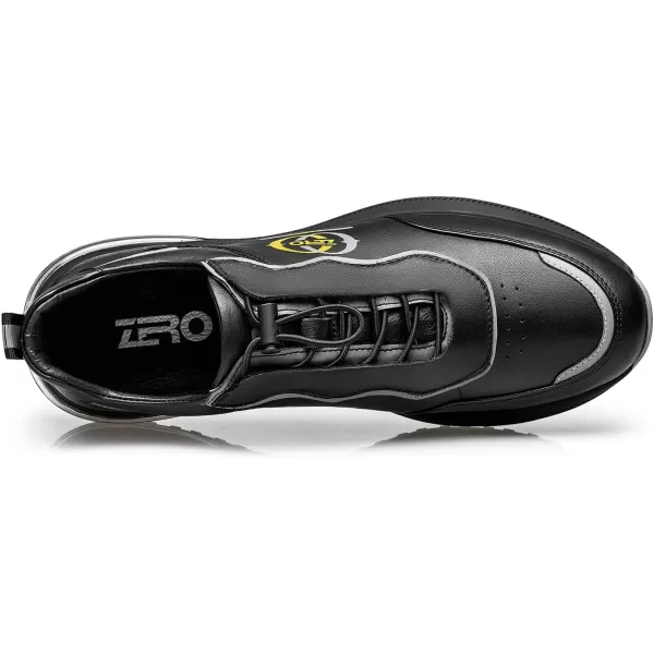 ZRO Mens Y891 Toggle Laces Casual Fashion SneakersBlack