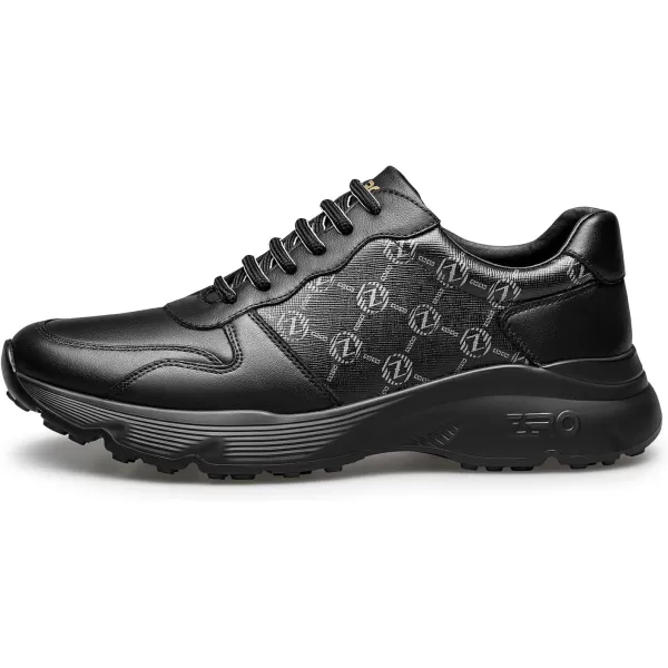 ZRO Mens slip on sneakers wide width Easy to Walk Y1223500WinterBlack