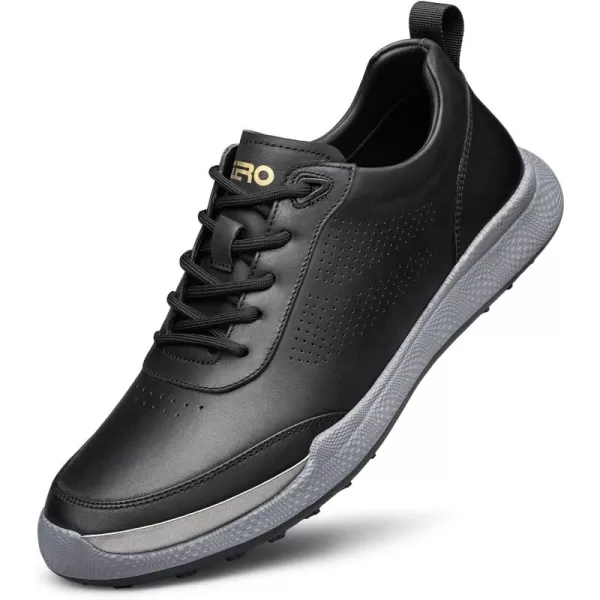 ZRO Mens Fashion Sneakers Thick Bottom Working Shoes for Men R1306223 Spring Black 6