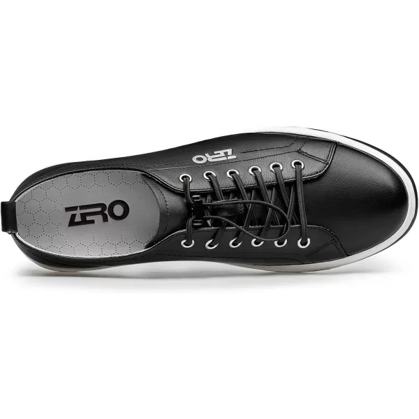 Mens Genuine Leather no tie Sneakers Recreational Shoes for Men 22 ModelBlack