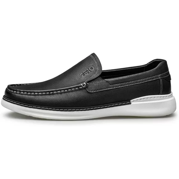 Mens Loafers ampamp Slipons Genuine Leather Thick Sole Lightweight R1312323 SpringBlack