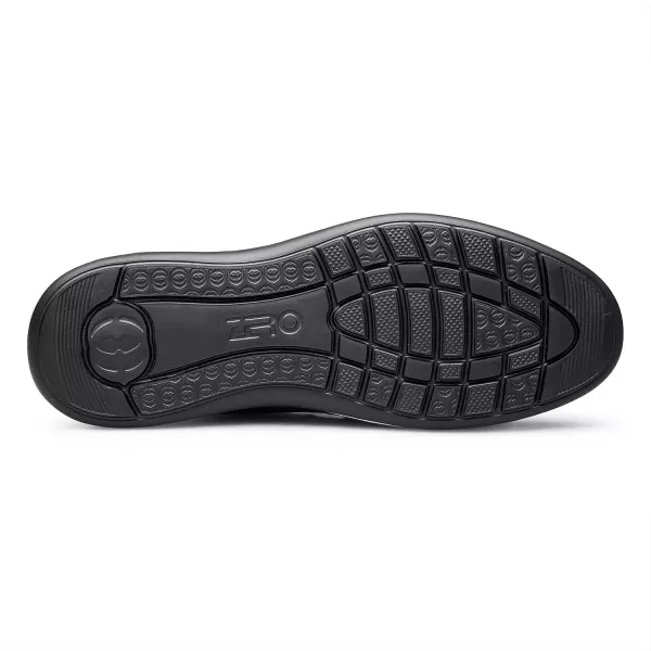 ZRO LeatherStyle Sneakers Popular Quiet Wide Commuting Athletic Shoes R1223333AutumnBlack