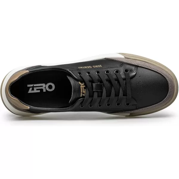 ZRO Mens Fashion Sneakers Suede Wide Casual Walking Shoes for Men S1309223 SpringBlack