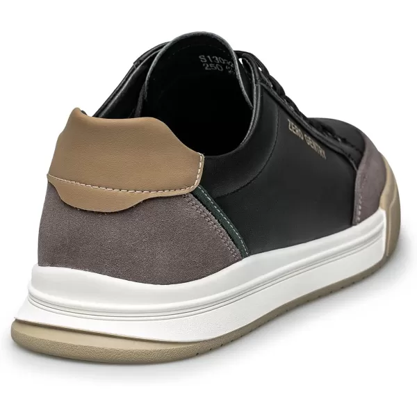 ZRO Mens Fashion Sneakers Suede Wide Casual Walking Shoes for Men S1309223 SpringBlack