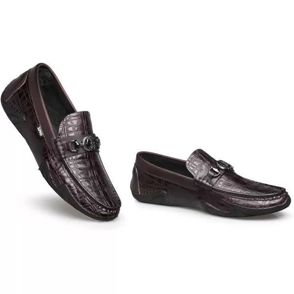 ZRO Mens N297 Fashion Driving Loafer Brown US 8