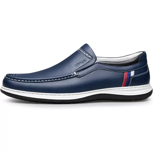 ZRO Mens R739 Moc Toe Casual LoaferBlue