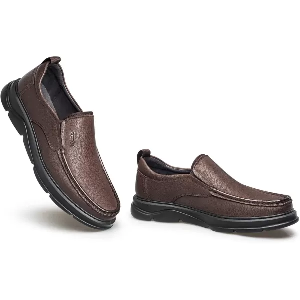 ZRO Mens R767 Moc Toe Walking LoaferBrown