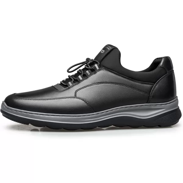 ZRO Mens Toggle Laces Lightweight Fashion SneakersBlack