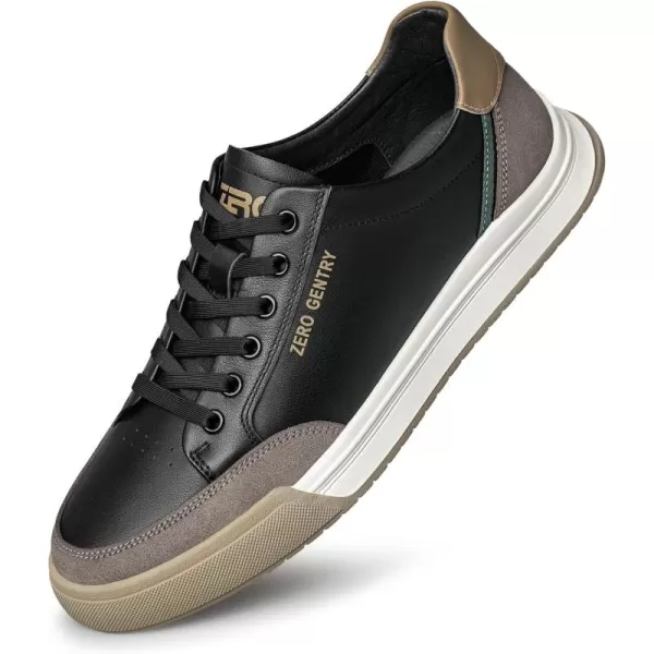 ZRO Mens Fashion Sneakers Suede Wide Casual Walking Shoes for Men S1309223 SpringBlack