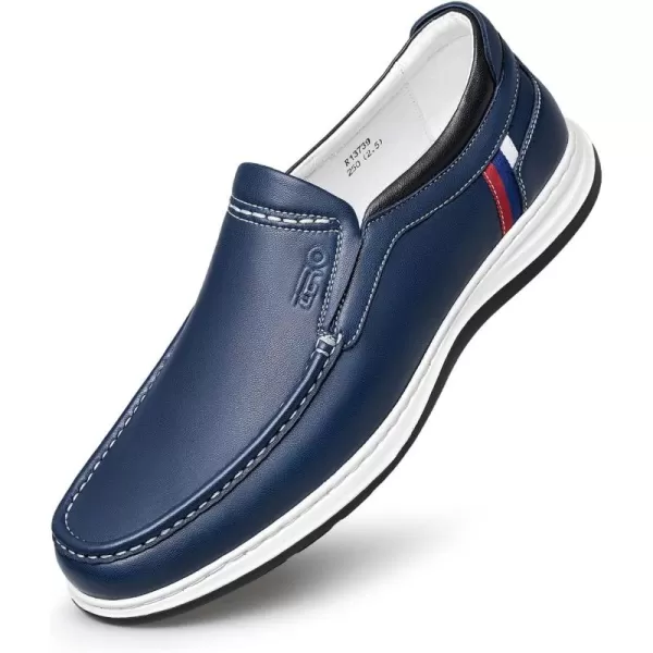 ZRO Mens R739 Moc Toe Casual LoaferBlue