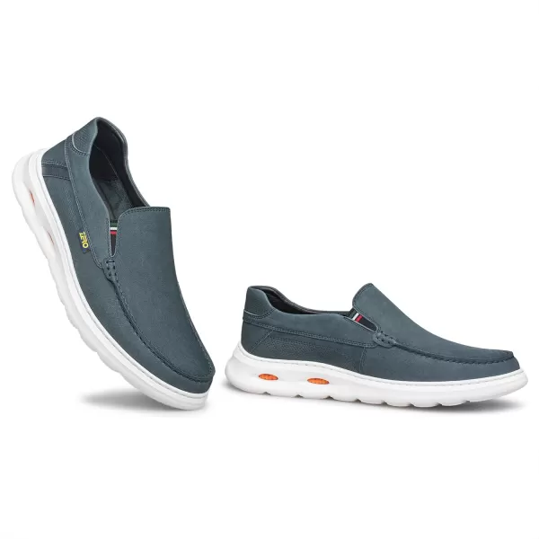 Loafer Mens Genuine Leather Simple UTip Soft RF1968T 24 SpringBlue