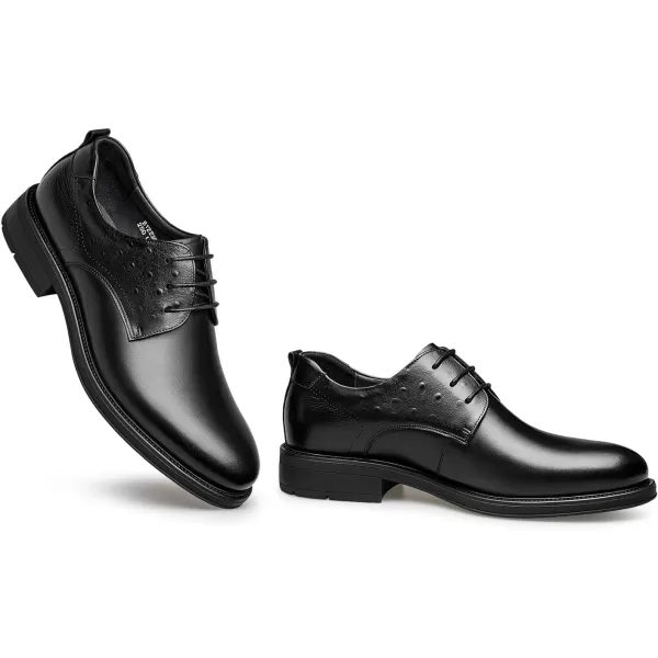 Mens Business Shoes Cowhide Leather Simple AntiSlipB1223680AutumnBlack