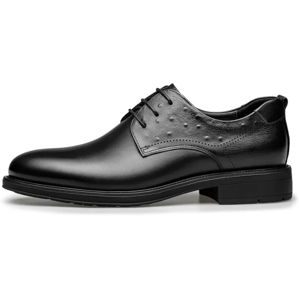 Mens Business Shoes Cowhide Leather Simple AntiSlipB1223680AutumnBlack