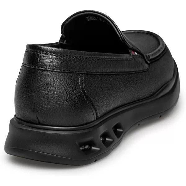 Mens Loafer Thick Sole Easy to Put on and take Off XRF1876T 24 SpringBlack