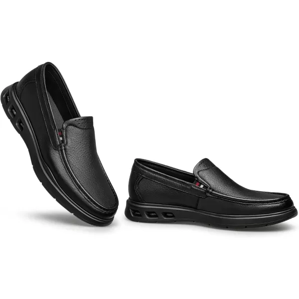 Mens Loafer Thick Sole Easy to Put on and take Off XRF1876T 24 SpringBlack