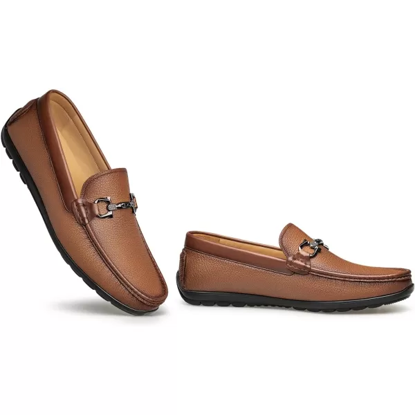 Mens Loafers Genuine Leather NonSlip NF1887 24 SpringBrown