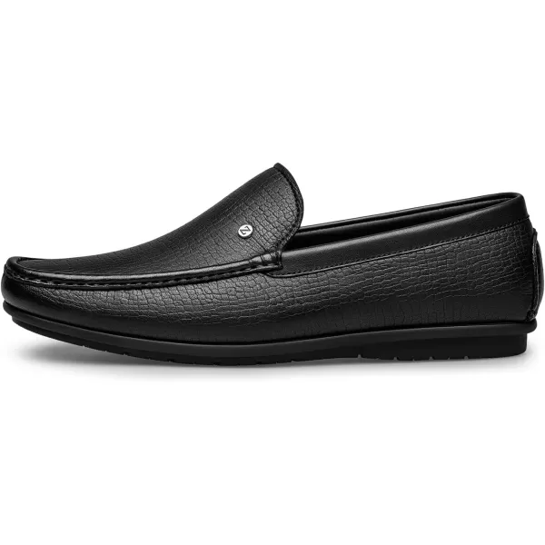 Mens Loafers ampamp Slipons Soft Genuine Leather Shoes for Men XDF1860 24 SpringBlack